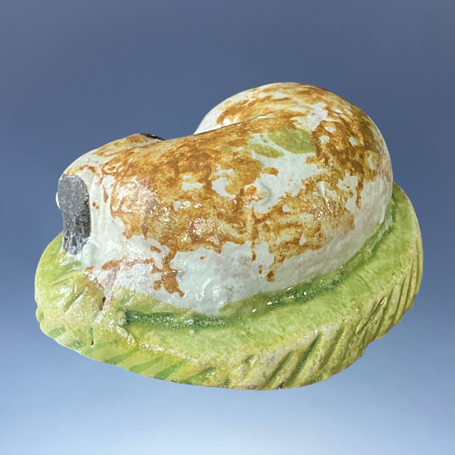 Early Staffordshire - Pratt Ware Model of a Sleeping Dog. - Image 3