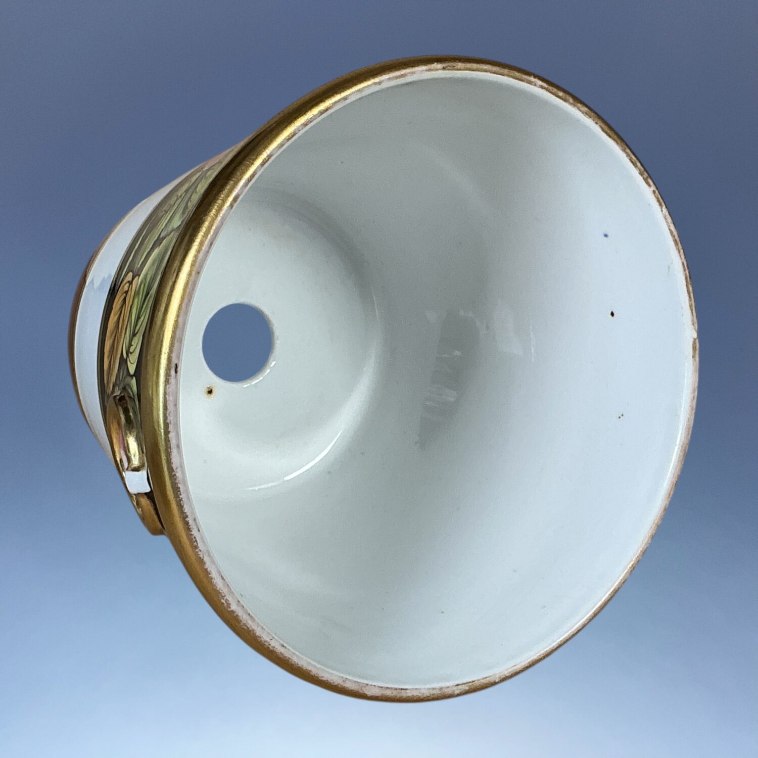 Early Spode Porcelain Cache Pot and Stand. - Image 7