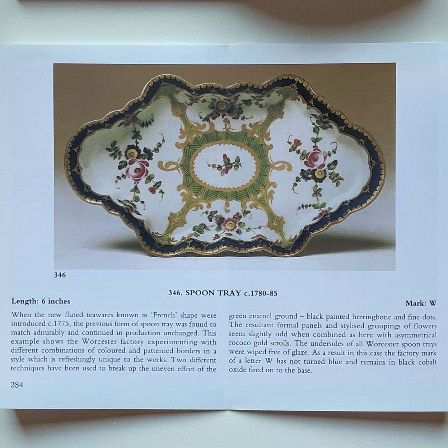 Dr Wall Worcester Porcelain Fluted Tea Caddy - Image 7