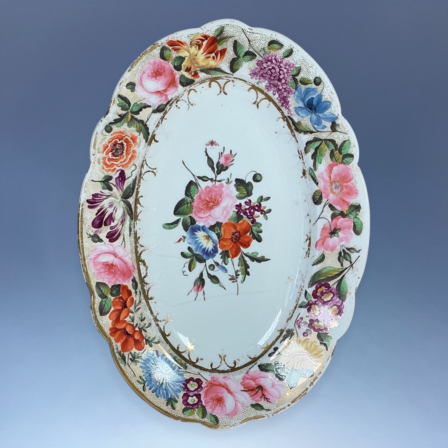 CLEARANCE - Nantgarw Porcelain Oval Dish circa 1815 - Image 6