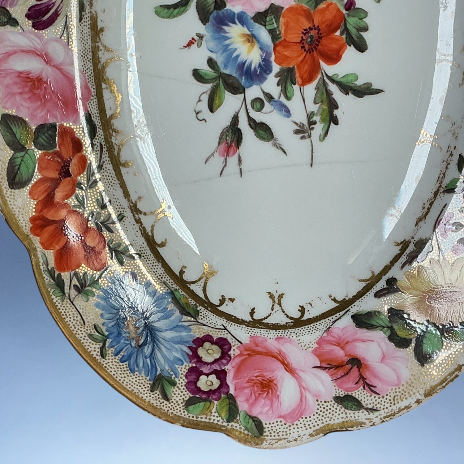 CLEARANCE - Nantgarw Porcelain Oval Dish circa 1815 - Image 4