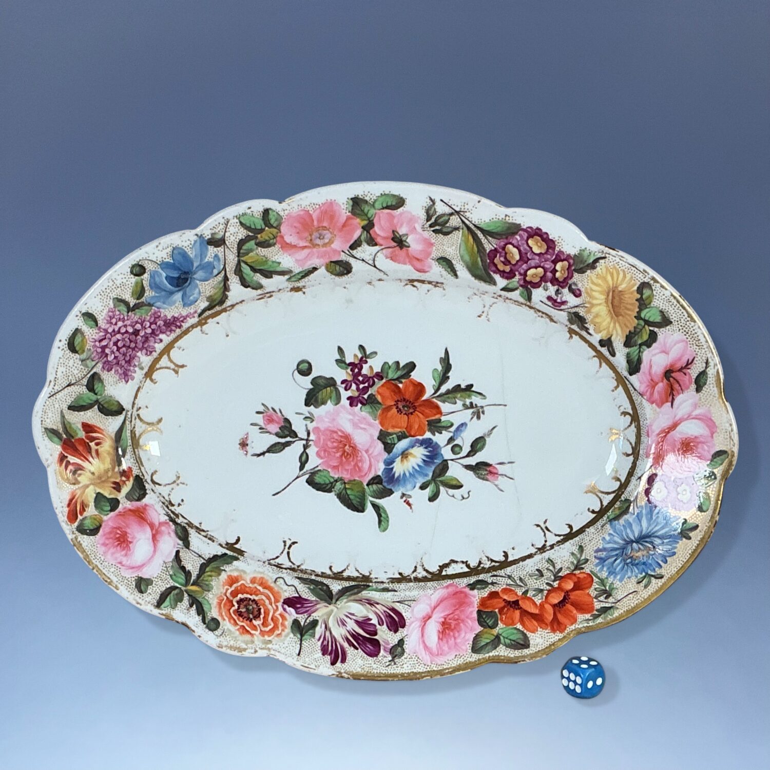 CLEARANCE - Nantgarw Porcelain Oval Dish circa 1815