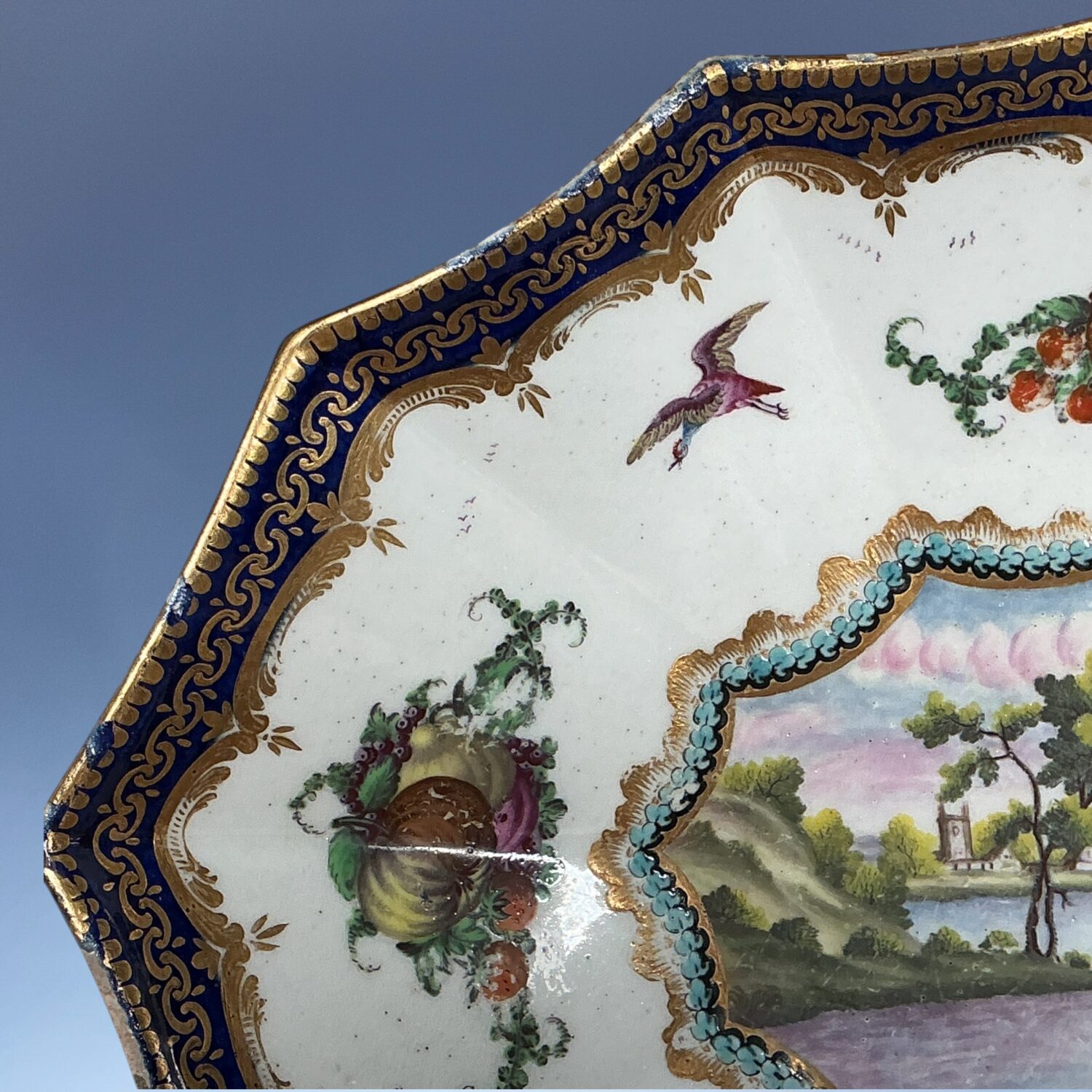 (Clearance) Dr Wall Worcester ‘Lord Henry Thynne’ Type Dessert Dish - Image 10