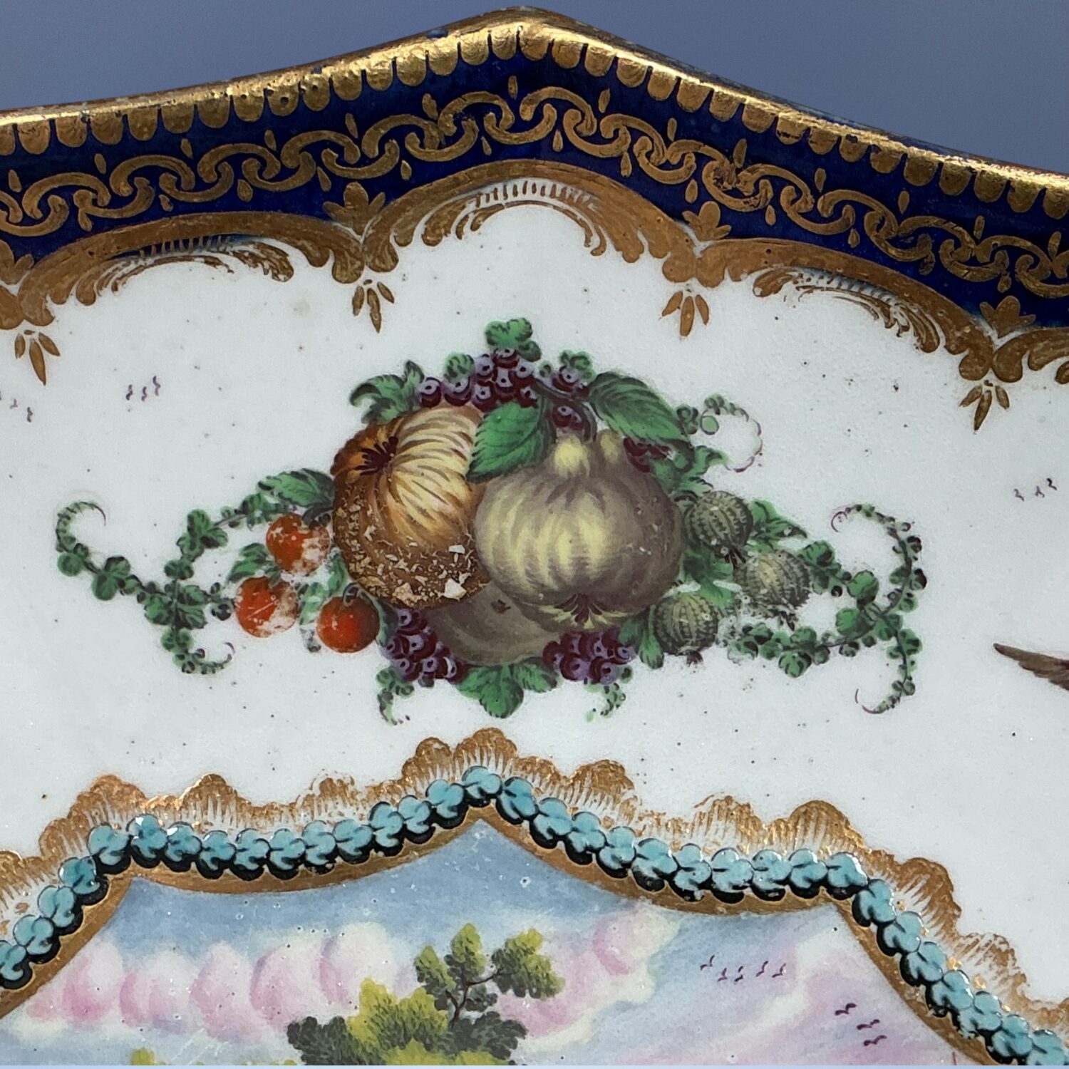 (Clearance) Dr Wall Worcester ‘Lord Henry Thynne’ Type Dessert Dish - Image 3