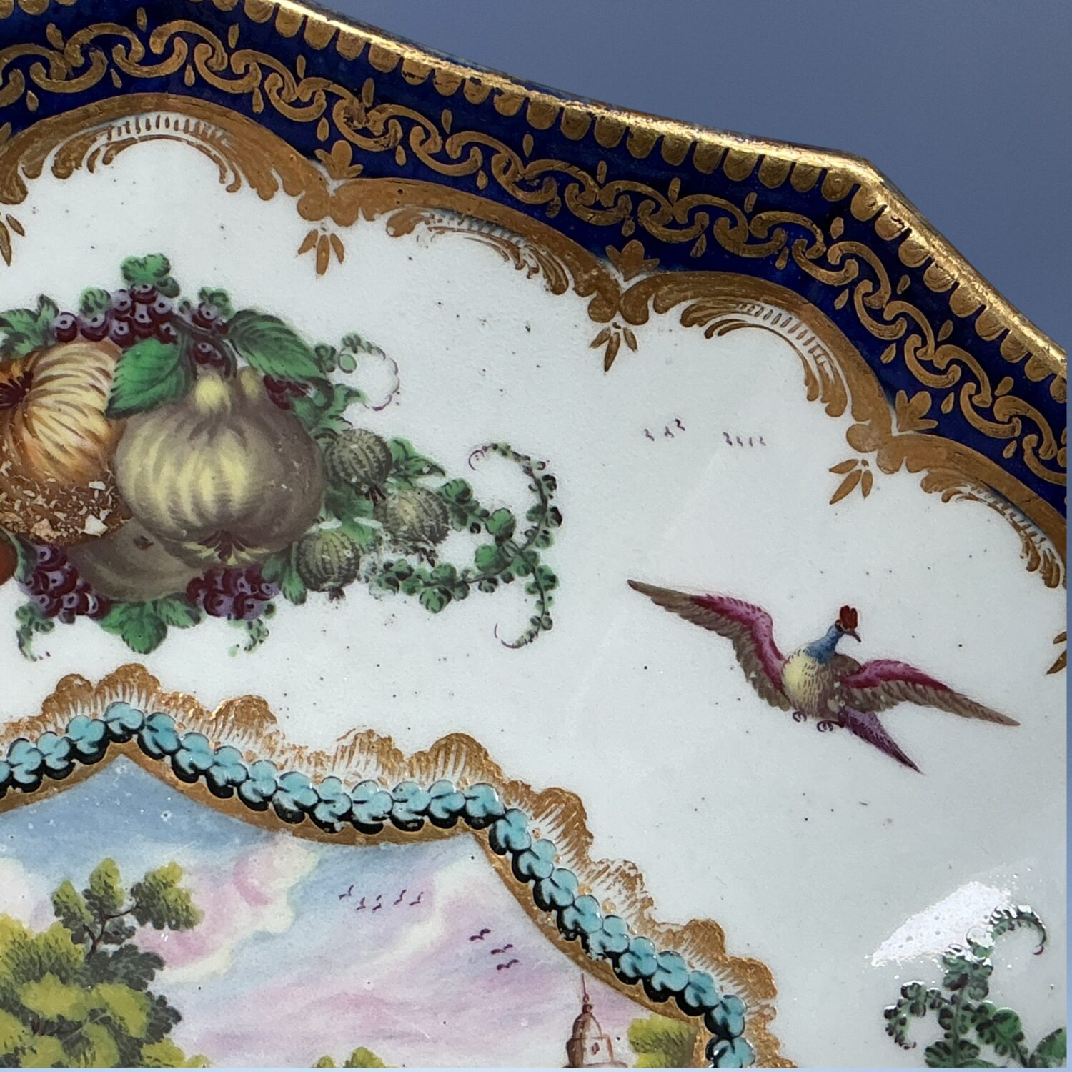 (Clearance) Dr Wall Worcester ‘Lord Henry Thynne’ Type Dessert Dish - Image 4