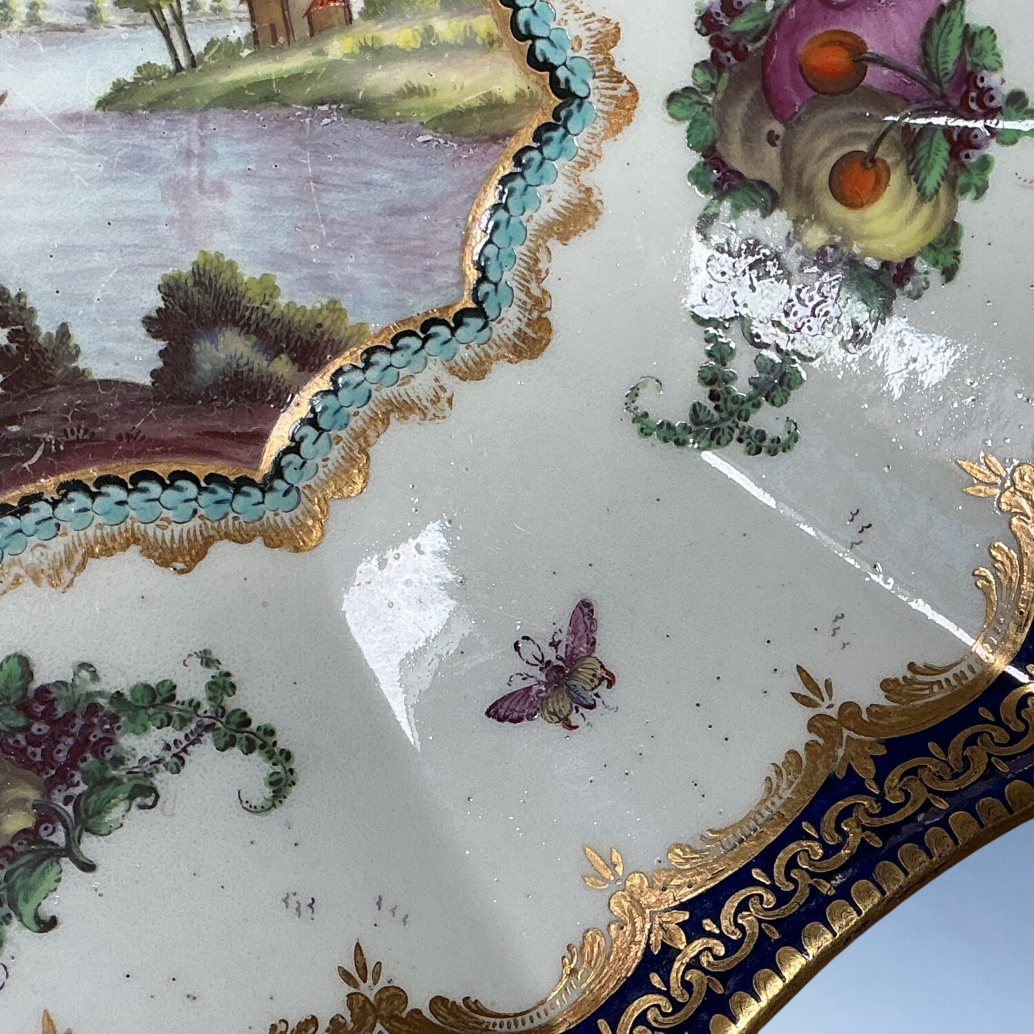 (Clearance) Dr Wall Worcester ‘Lord Henry Thynne’ Type Dessert Dish - Image 7