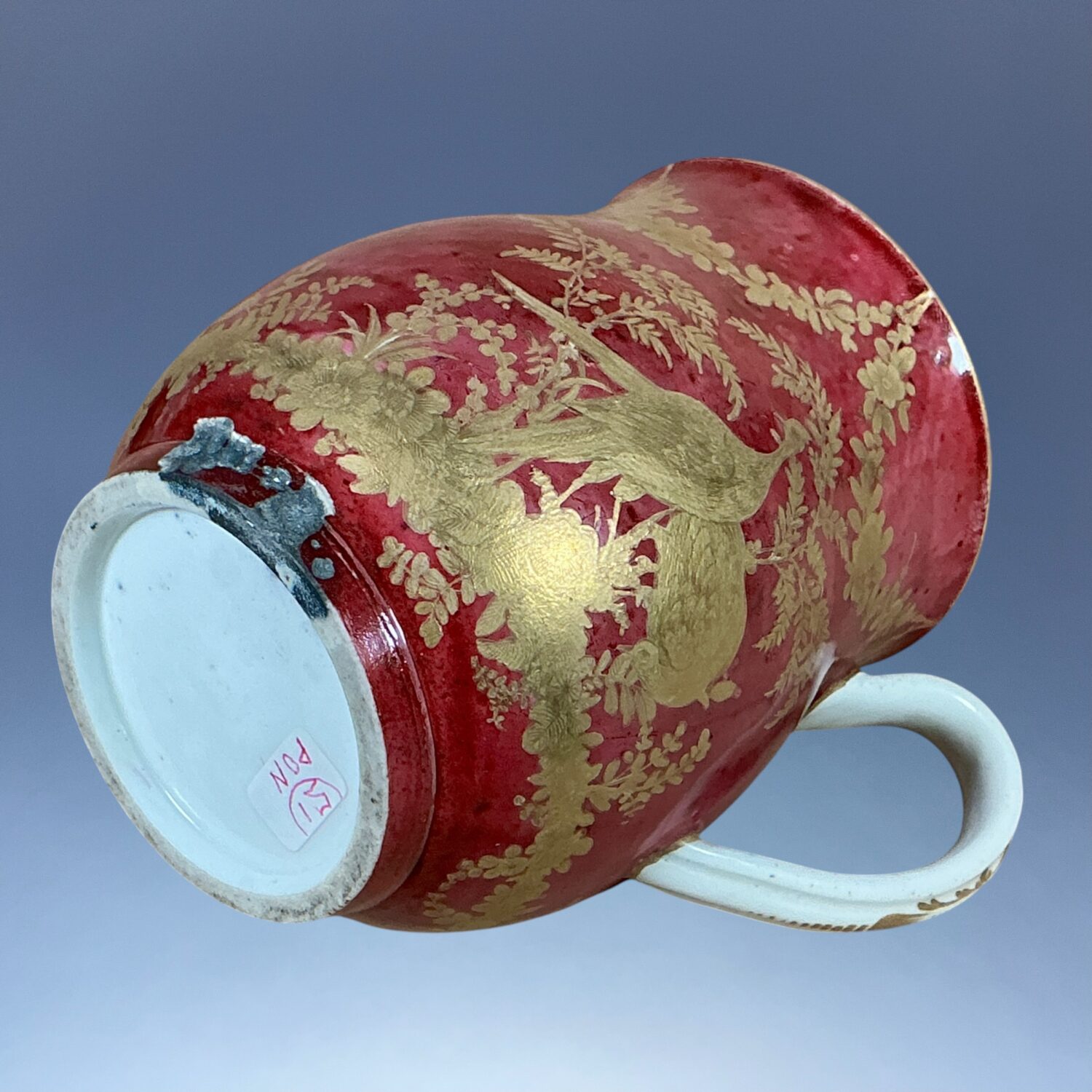 C18th Worcester Porcelain Small Mug - Image 5