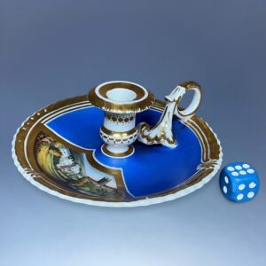 Chamberlain’s Worcester Porcelain Miniature Chamber Candlestick