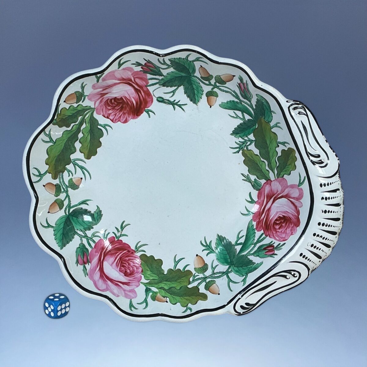 (Clearance) C19th Spode Earthenware Dessert Dish.