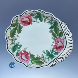 (Clearance) C19th Spode Earthenware Dessert Dish.