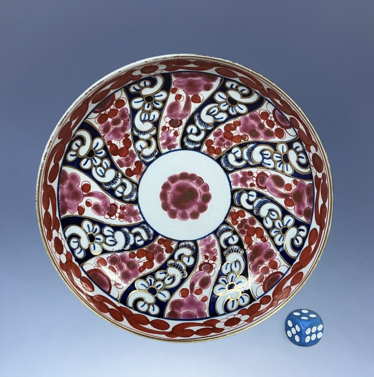 (Clearance) Worcester Porcelain ‘Queen Charlotte’ Pattern Saucer.