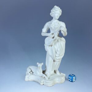 Minton Biscuit Porcelain Figure of a Lady Guitar Player