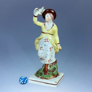 (Clearance) Staffordshire Pottery Figure of Air