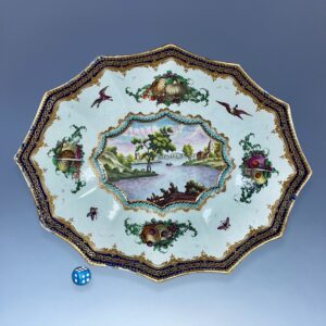 (Clearance) Dr Wall Worcester ‘Lord Henry Thynne’ Type Dessert Dish