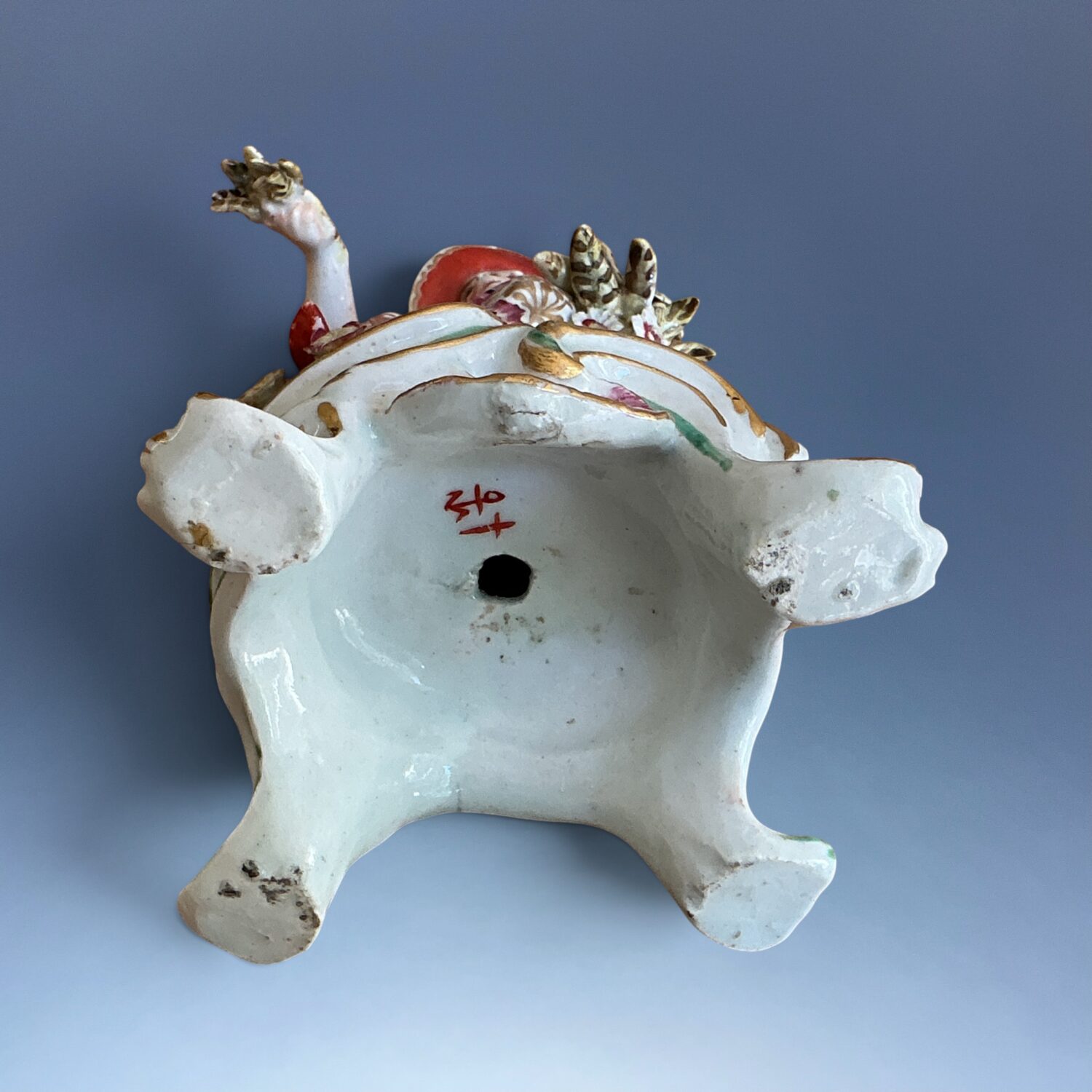 Pair of Bow Porcelain Seasons - Spring and Summer - Image 2