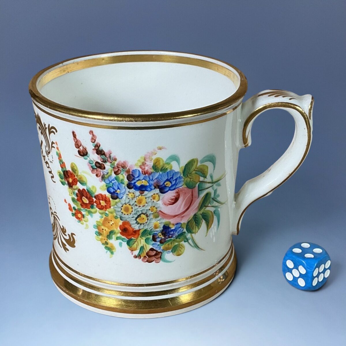 C19th English Porcelain Small Christening Mug – Harriett Thompson