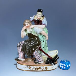 Minton Porcelain ‘Tableau’ Figure - The Cobbler’s Wife.