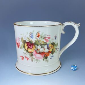 C19th Coalport Porcelain - Very Large Tankard