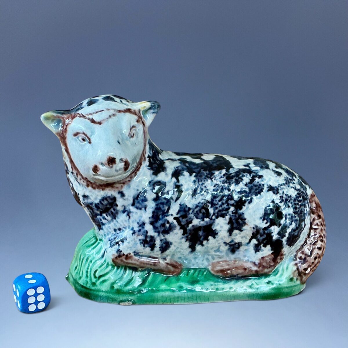 Early Staffordshire ‘Pratt Ware’ Model of a Sheep