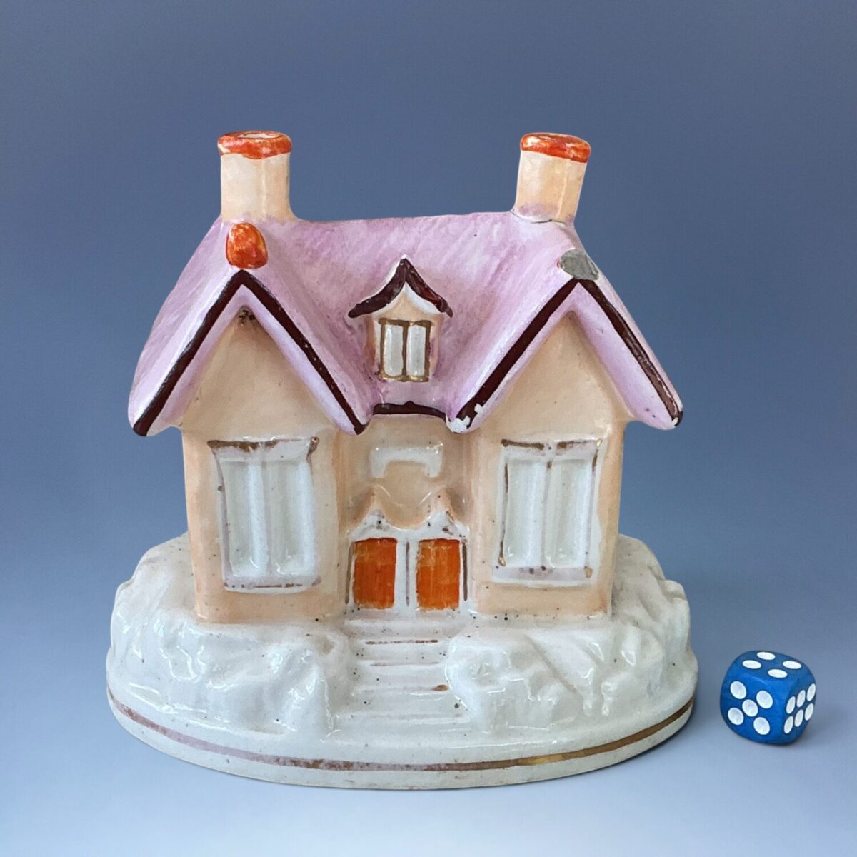 (Clearance) C19th Staffordshire Cottage Pastille Burner.