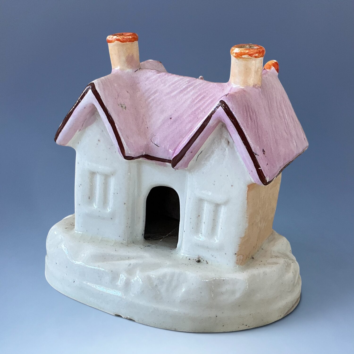 (Clearance) C19th Staffordshire Cottage Pastille Burner. - Image 5