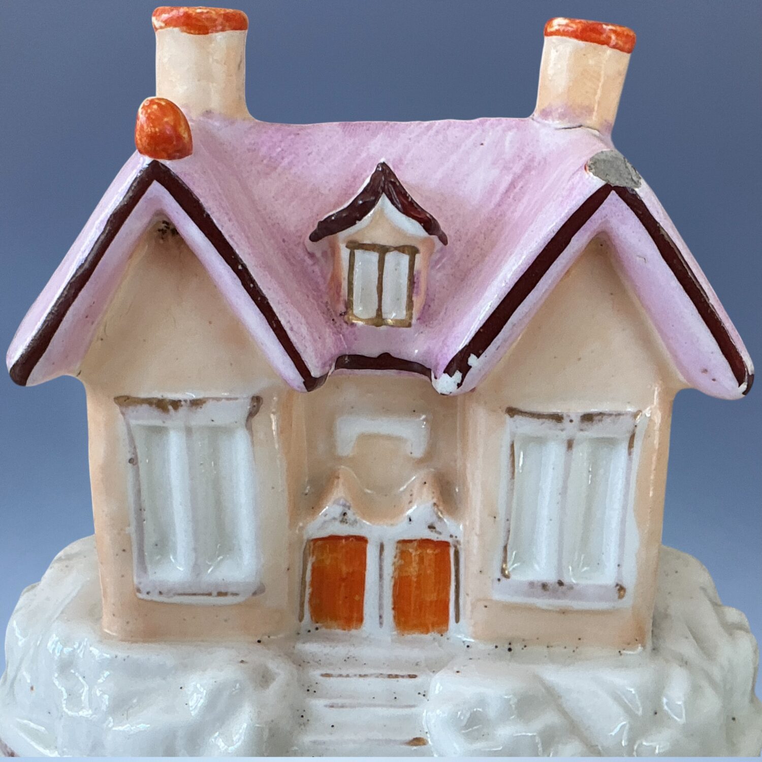 (Clearance) C19th Staffordshire Cottage Pastille Burner. - Image 6
