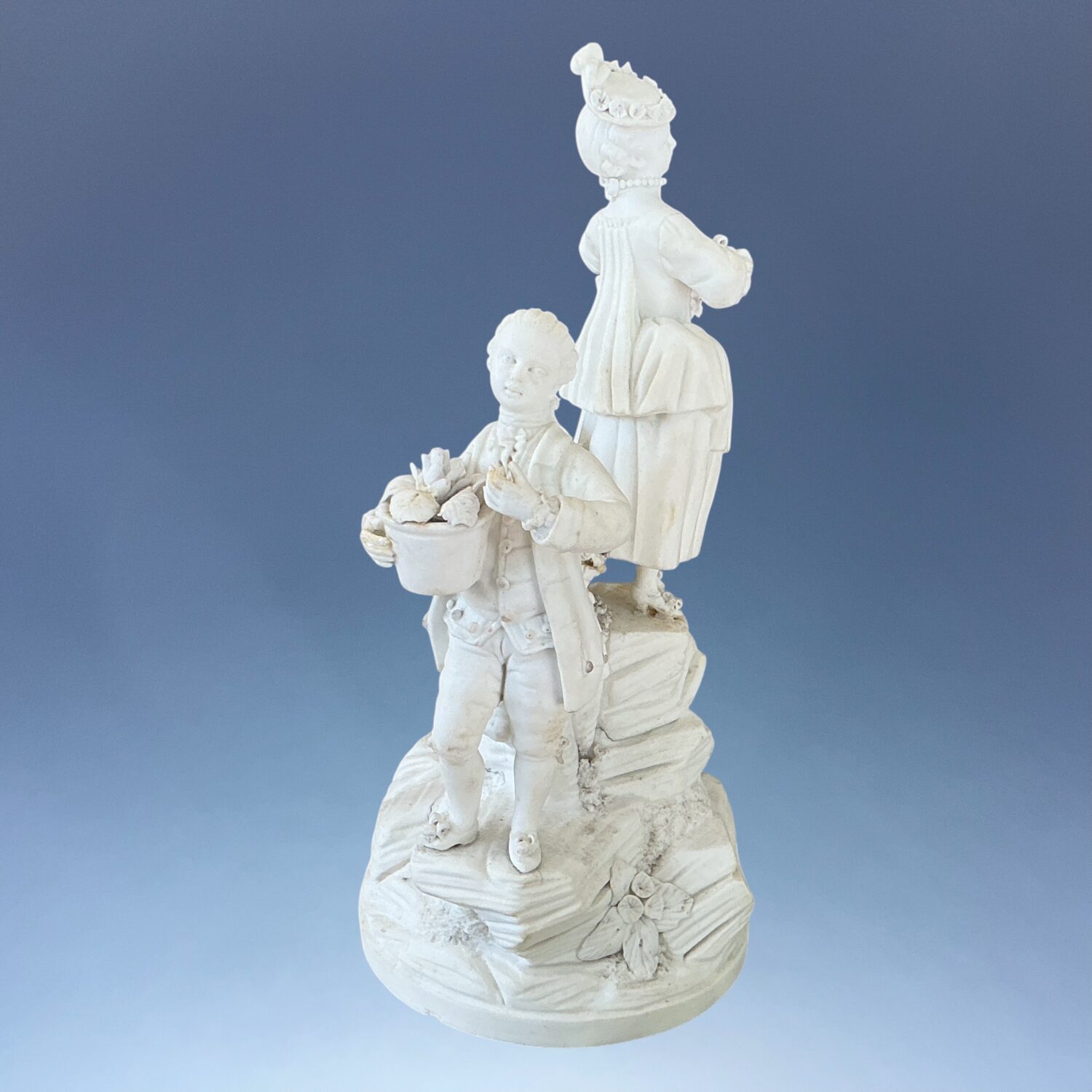 (Clearance) C18th Mennecy Soft Paste Porcelain Figure Group. - Image 3