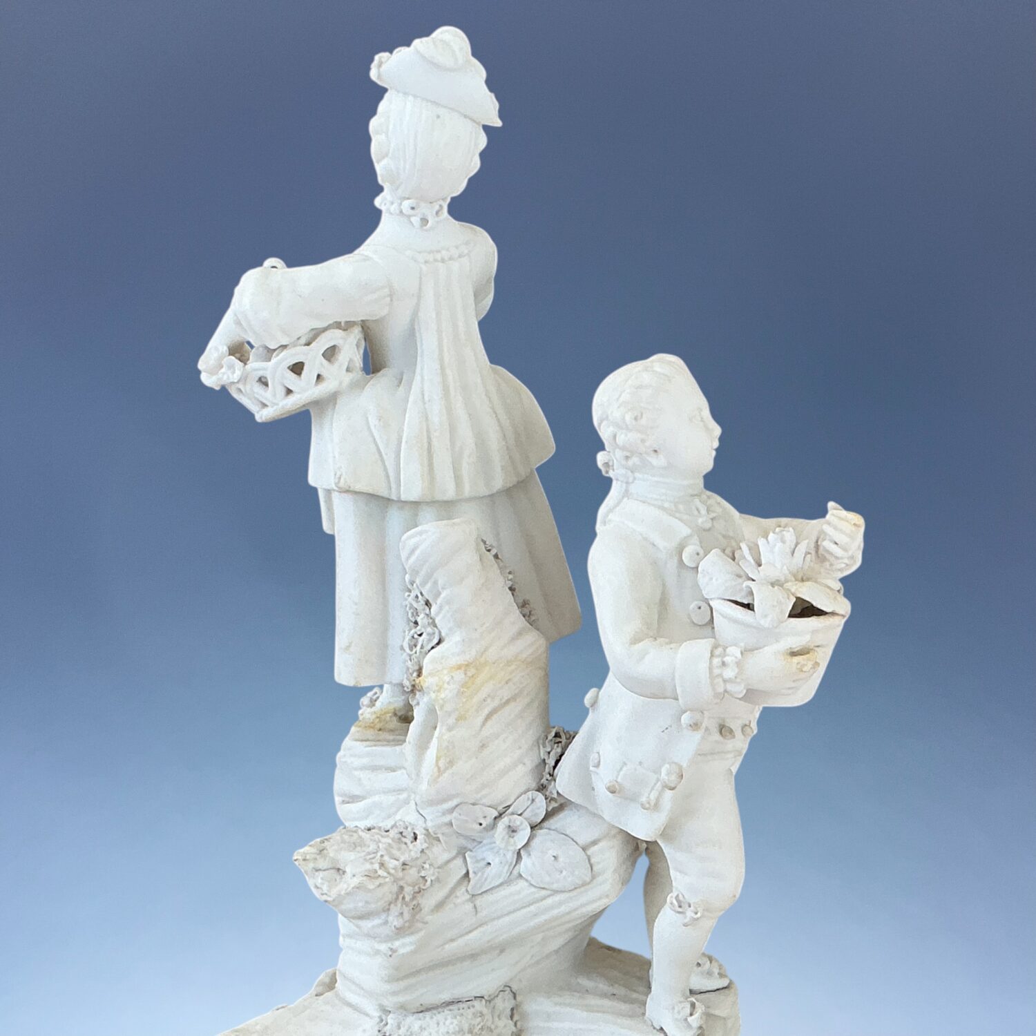 (Clearance) C18th Mennecy Soft Paste Porcelain Figure Group. - Image 4