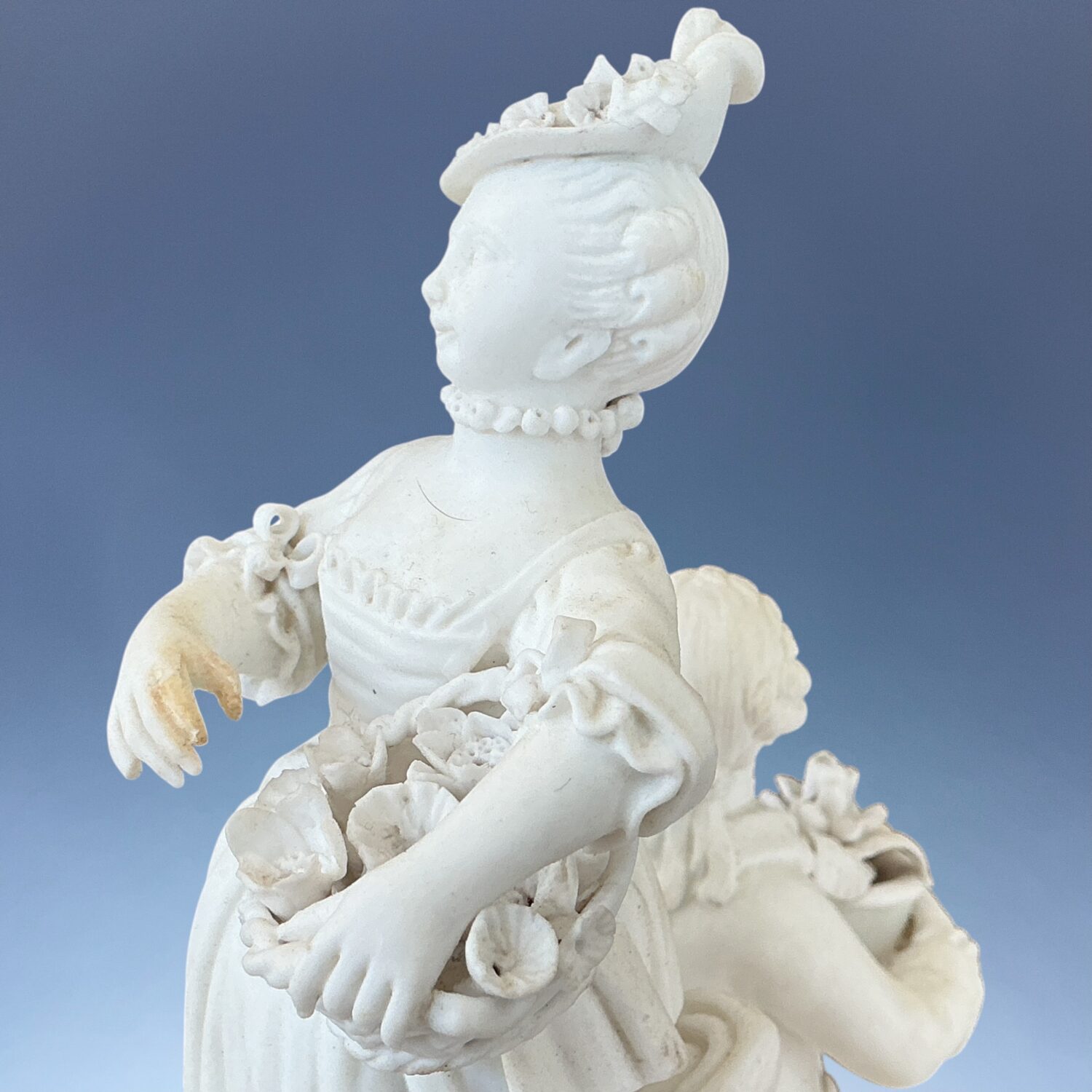 (Clearance) C18th Mennecy Soft Paste Porcelain Figure Group. - Image 7