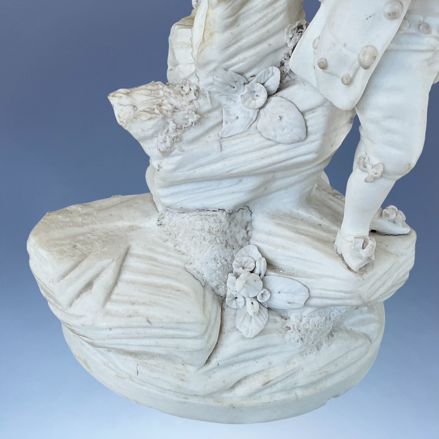 (Clearance) C18th Mennecy Soft Paste Porcelain Figure Group. - Image 10
