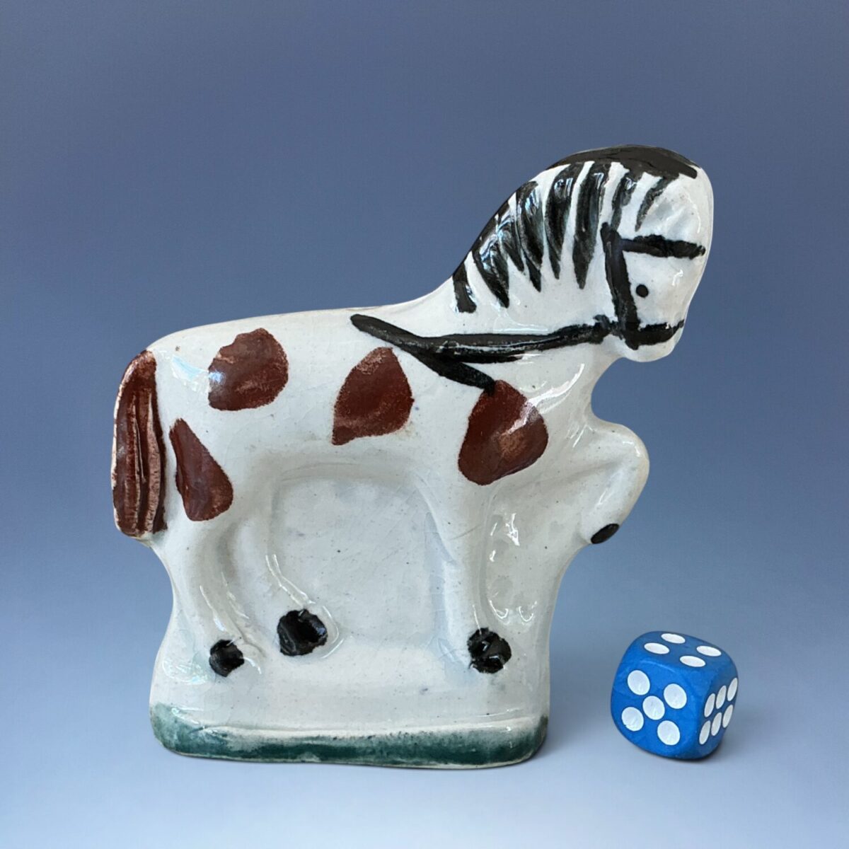 Victorian Staffordshire Miniature Model of a Pony