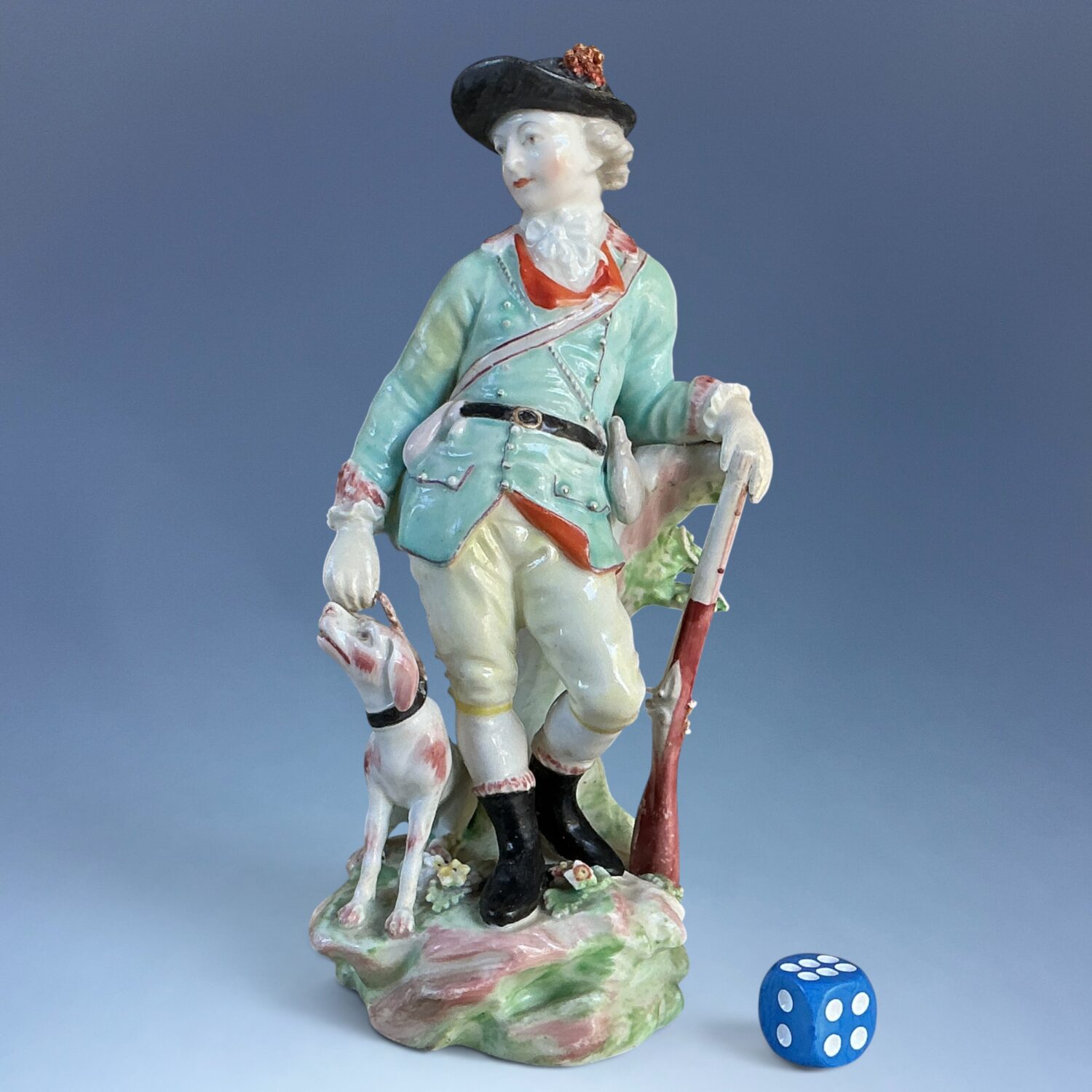 (Clearance) C18th Chelsea-Derby Figure of a Sportsman (af)