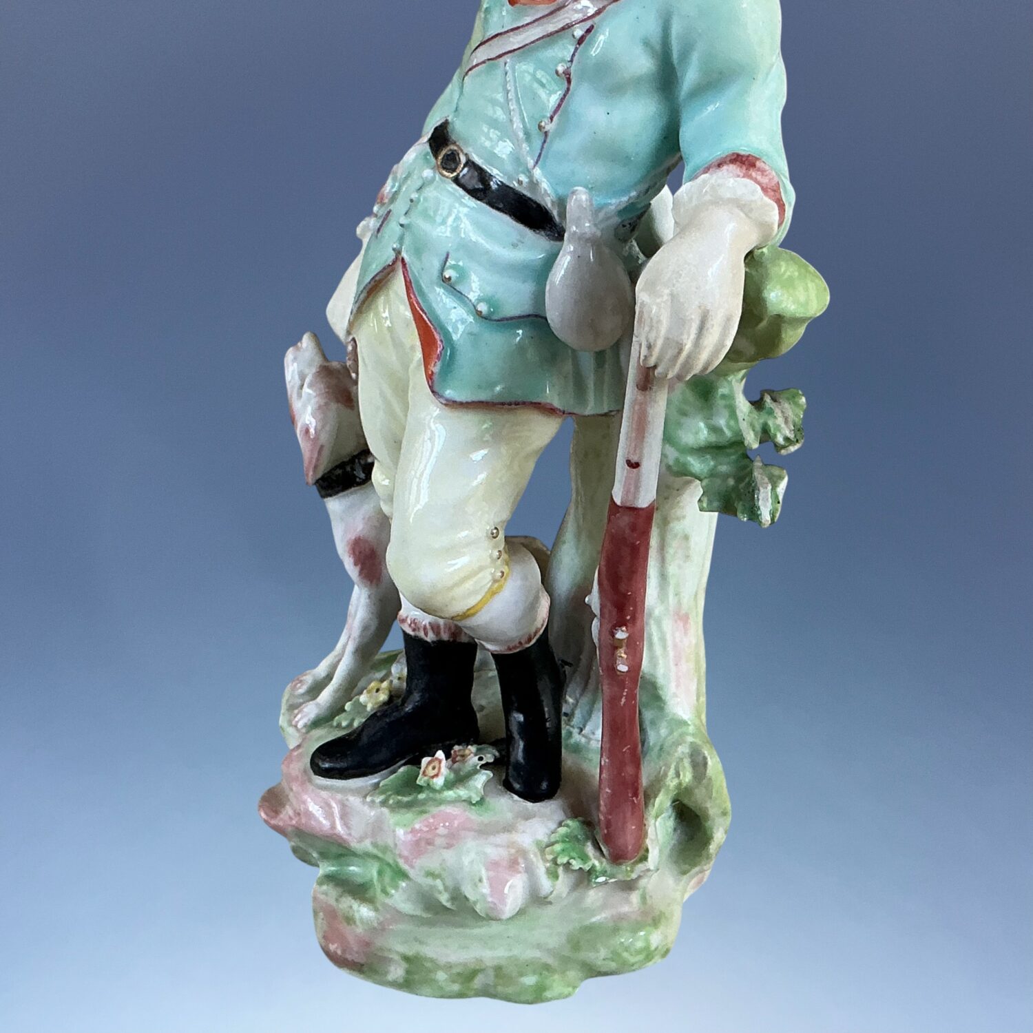 (Clearance) C18th Chelsea-Derby Figure of a Sportsman (af) - Image 8