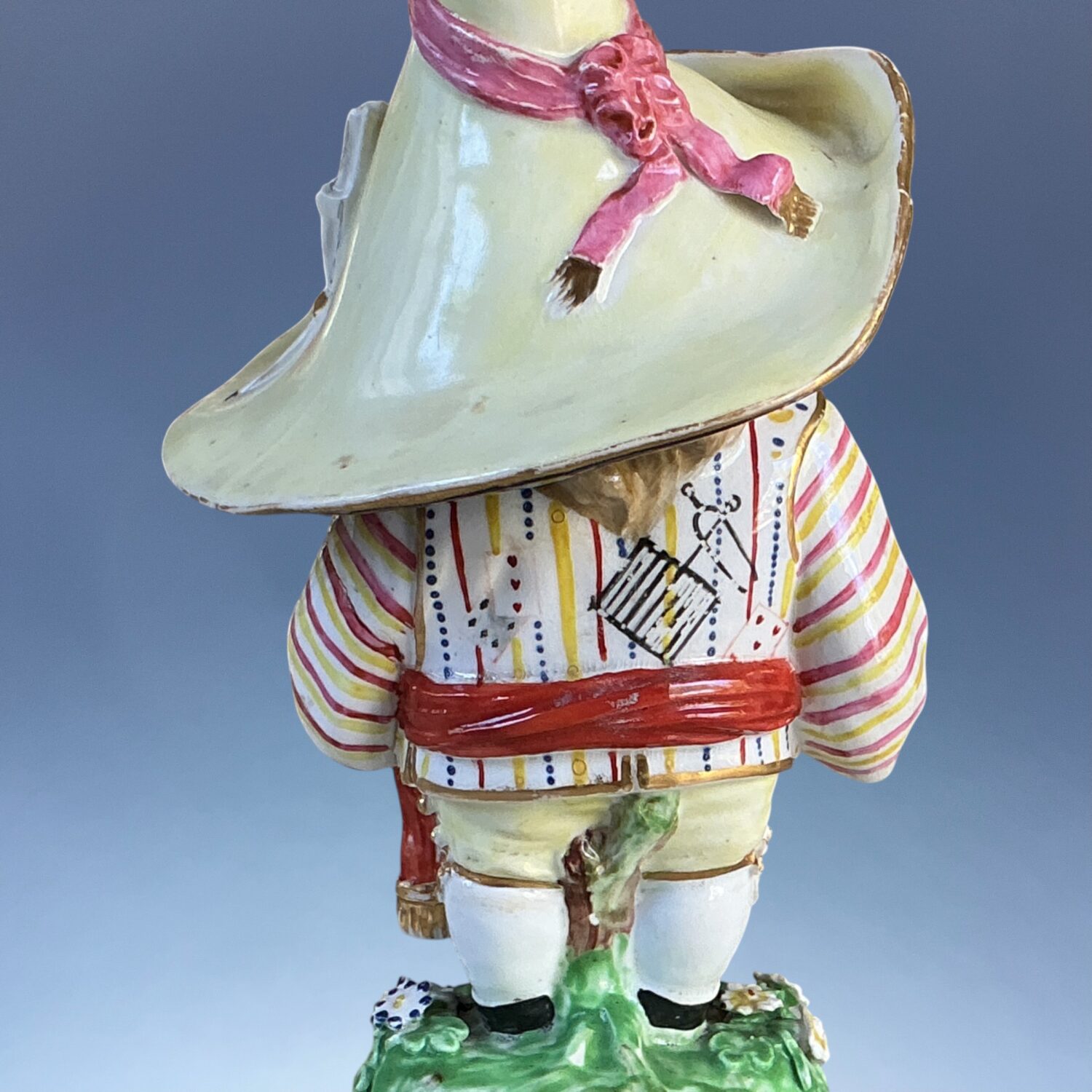 C18th Derby Porcelain Figure of a Mansion House Dwarf (a) - Image 9