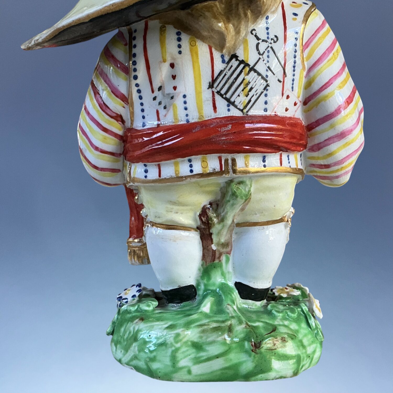 C18th Derby Porcelain Figure of a Mansion House Dwarf (a) - Image 10