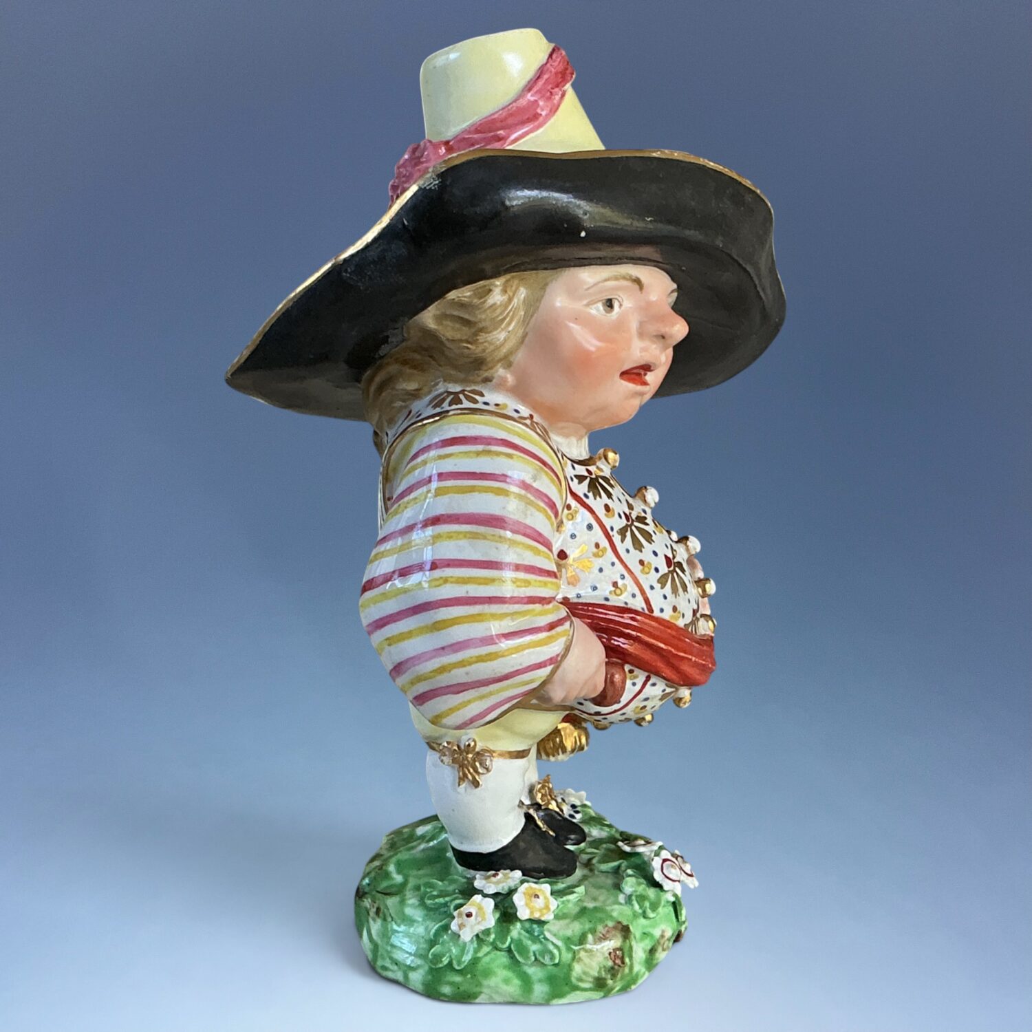 C18th Derby Porcelain Figure of a Mansion House Dwarf (a) - Image 11