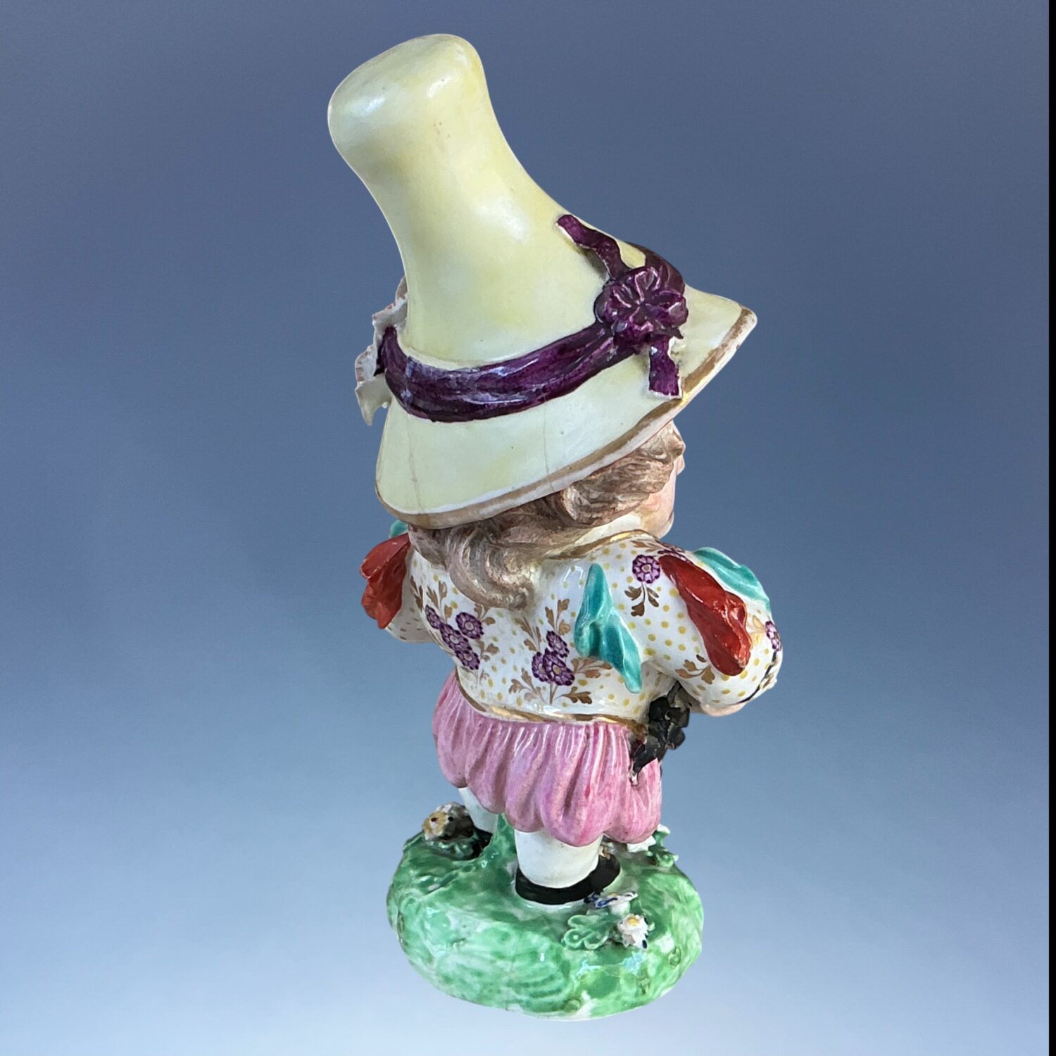 C18th Derby Porcelain Figure of a Mansion House Dwarf (b) (RESERVED) - Image 6