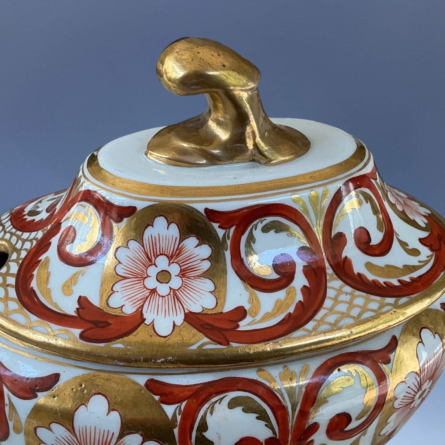 Pair of C19th Coalport Porcelain Sauce Tureens. - Image 11
