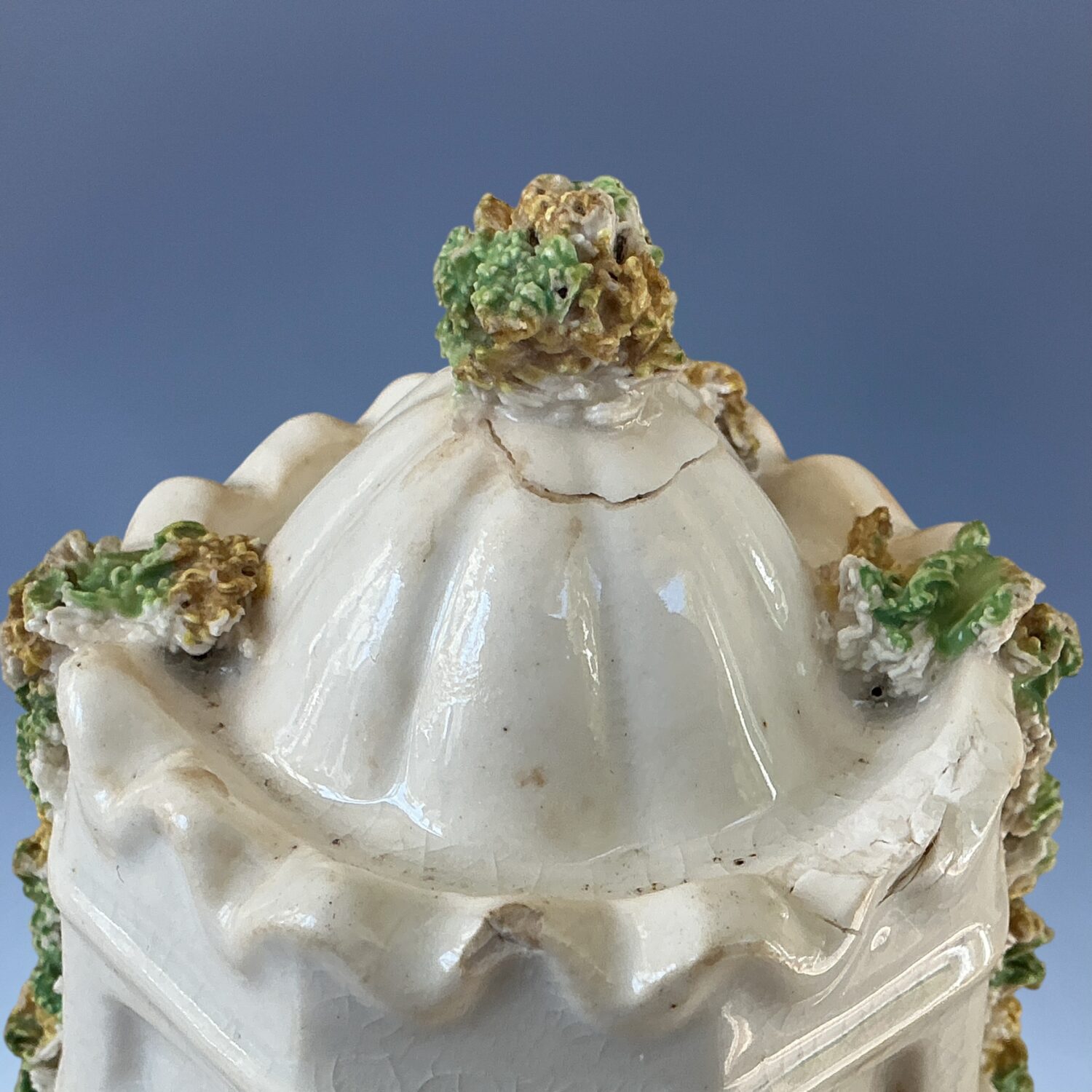 (Clearance) C19th Staffordshire ‘Toll House’ Pastille Burner. - Image 5