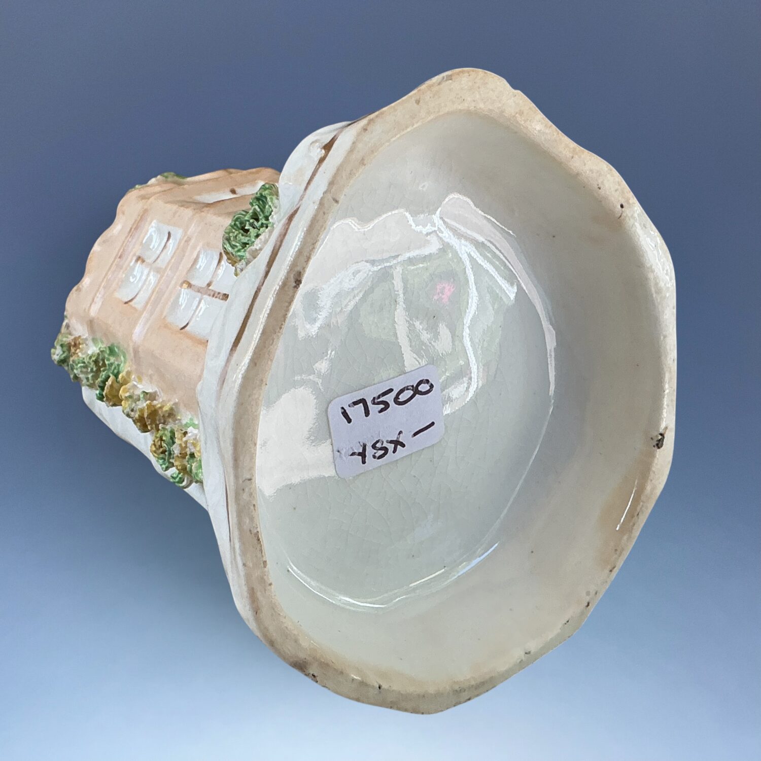 (Clearance) C19th Staffordshire ‘Toll House’ Pastille Burner. - Image 7