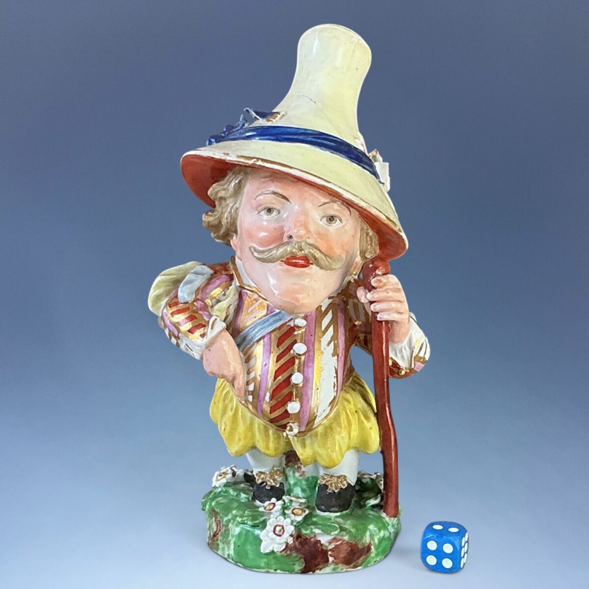 C18th Derby Porcelain Figure of a Mansion House Dwarf (c)