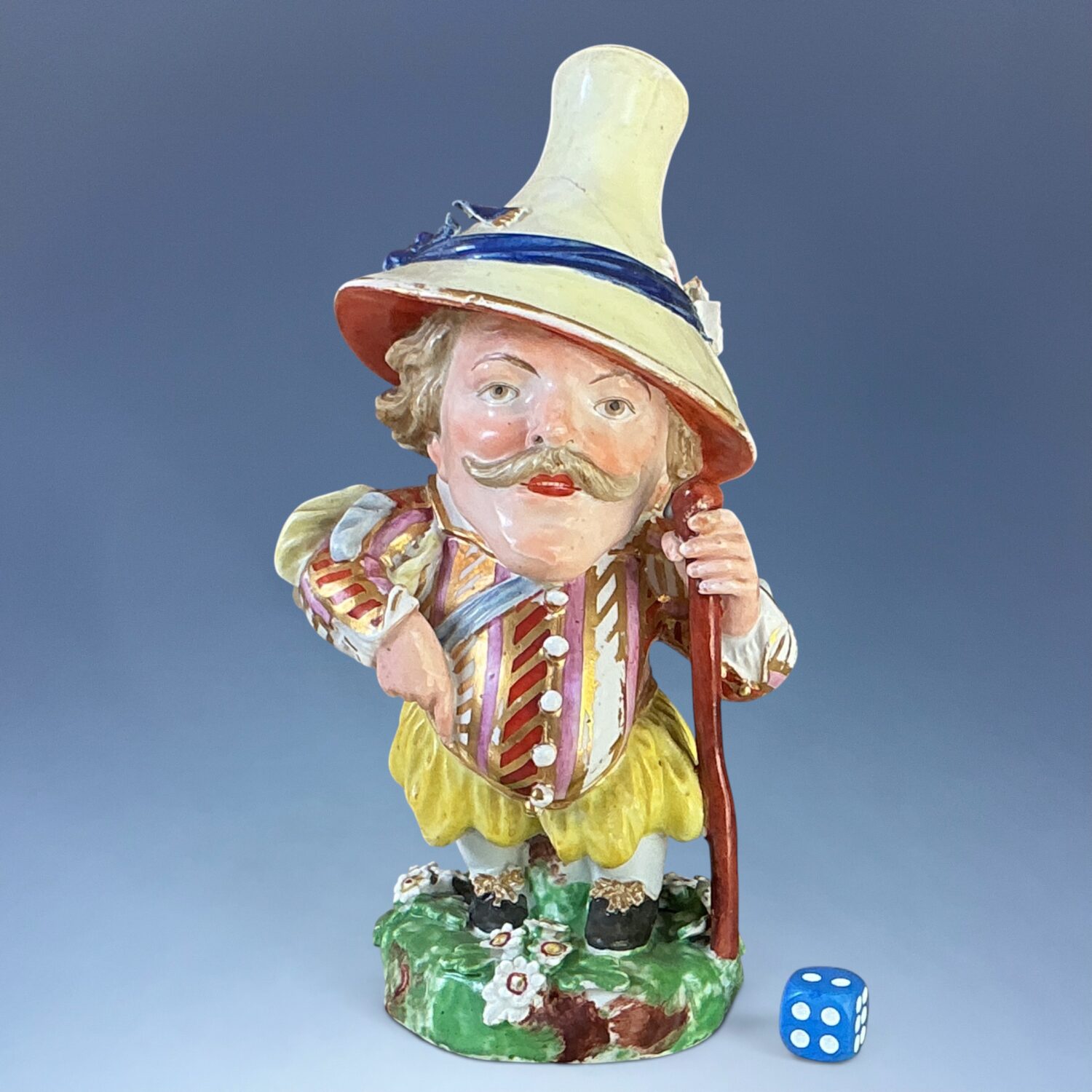 C18th Derby Porcelain Figure of a Mansion House Dwarf (c)