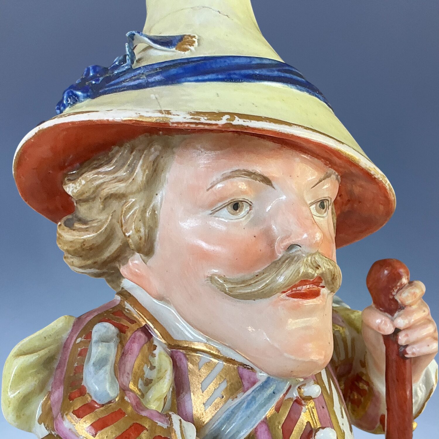 C18th Derby Porcelain Figure of a Mansion House Dwarf (c) - Image 2