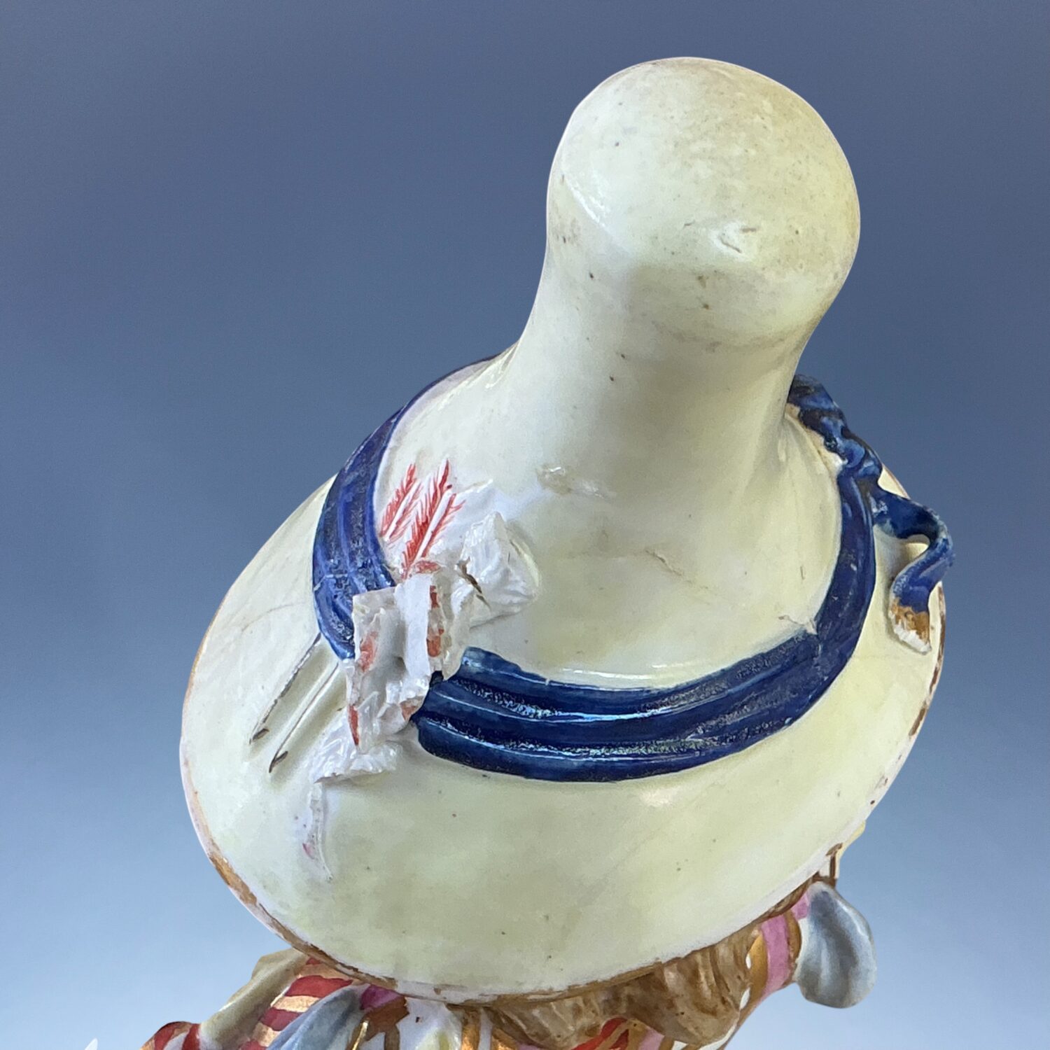 C18th Derby Porcelain Figure of a Mansion House Dwarf (c) - Image 5