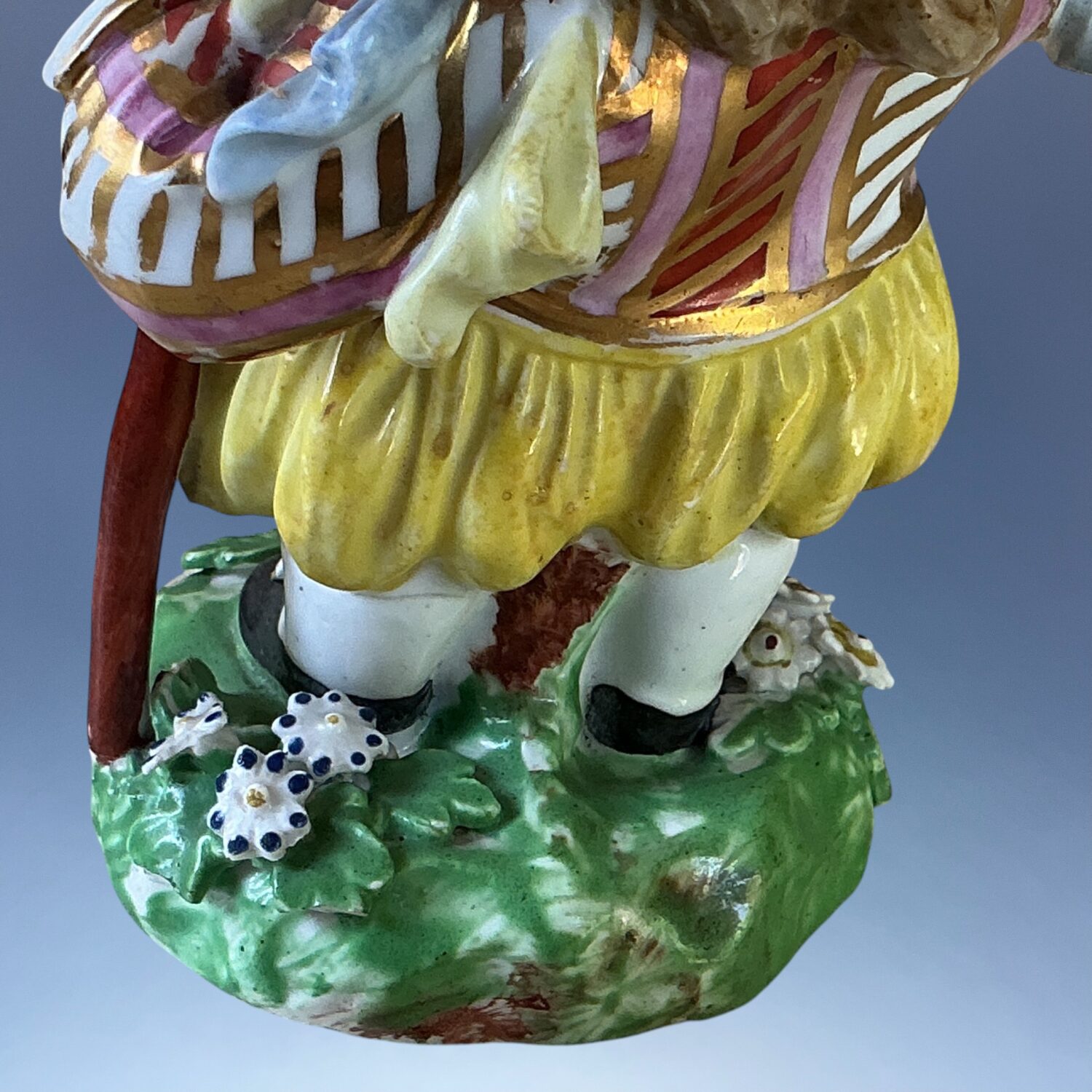 C18th Derby Porcelain Figure of a Mansion House Dwarf (c) - Image 6