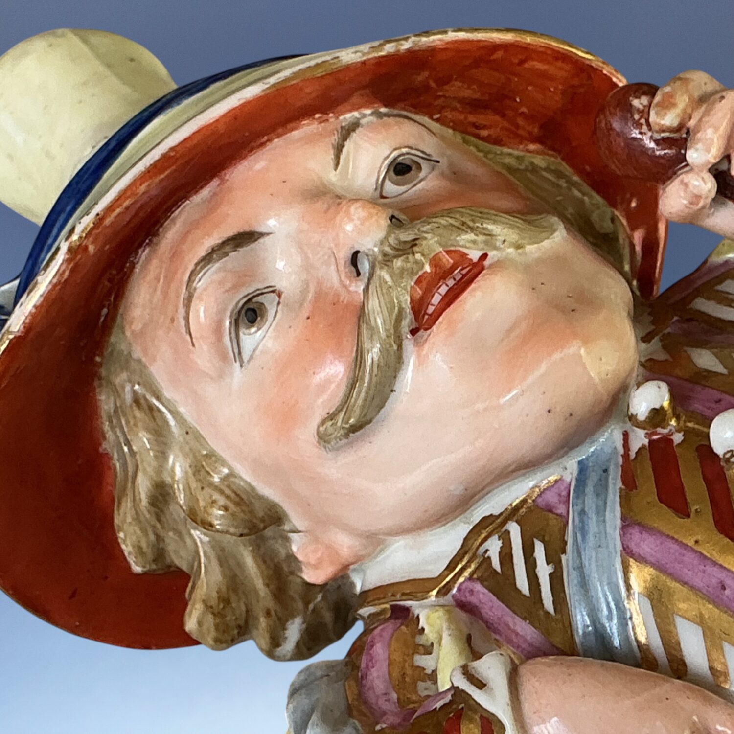 C18th Derby Porcelain Figure of a Mansion House Dwarf (c) - Image 11