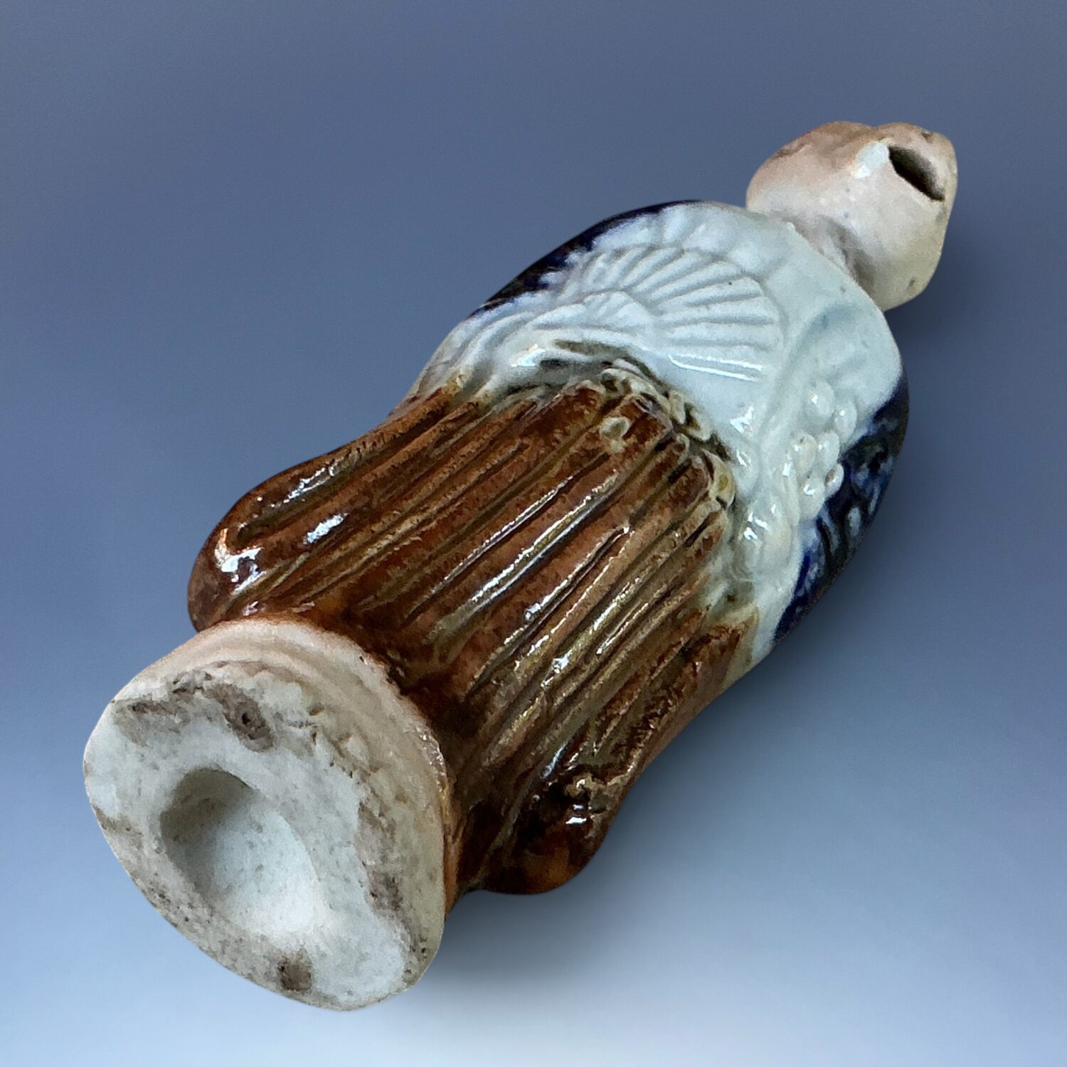 C19th Japanese Porcelain Dancing Monkey ‘Netsuke’ Figure. - Image 8