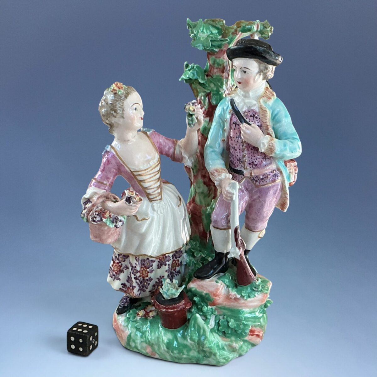 C18th Chelsea-Derby Porcelain Figure Group – Seasons.