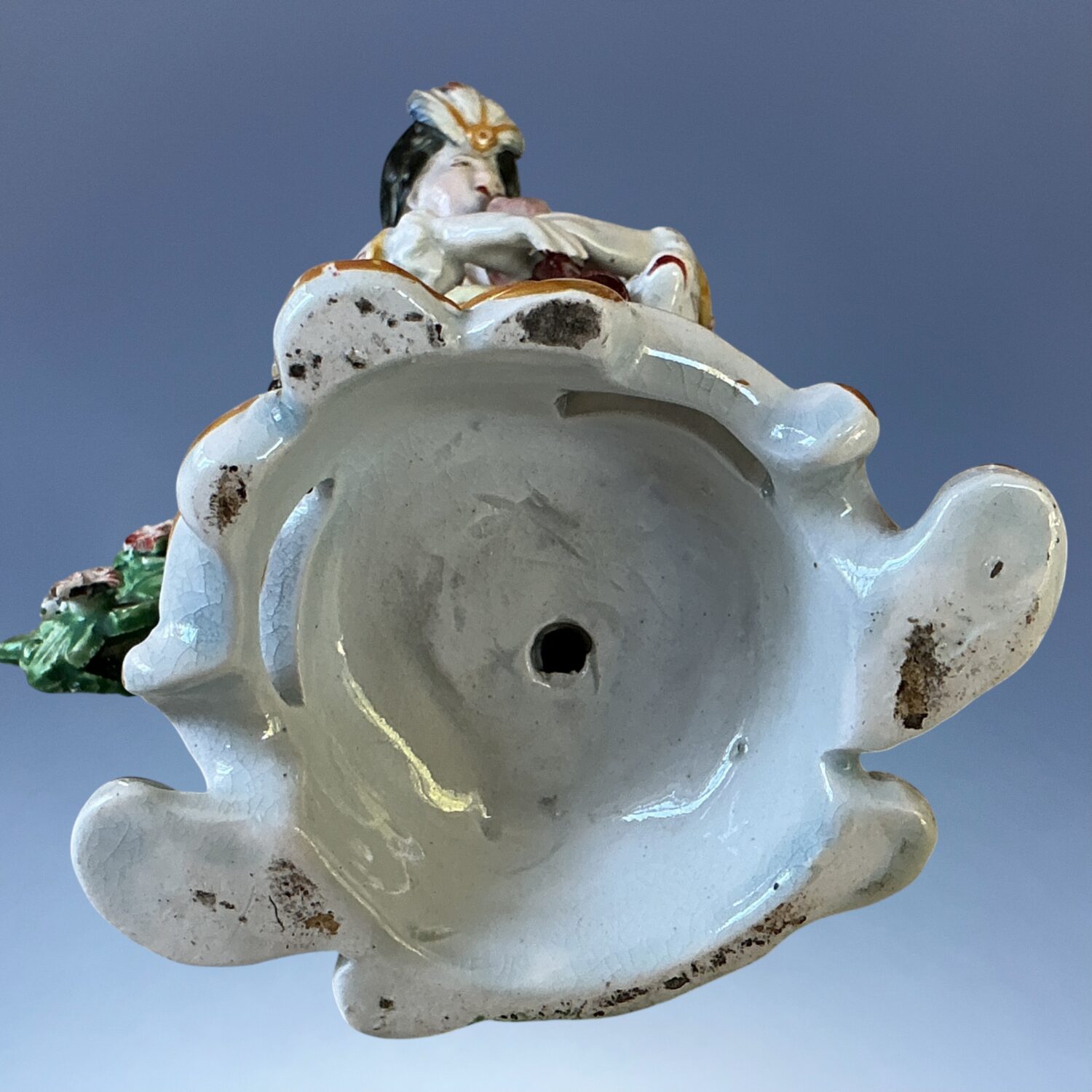 Pair of C19th Staffordshire Pearlware Musician Figures. - Image 3