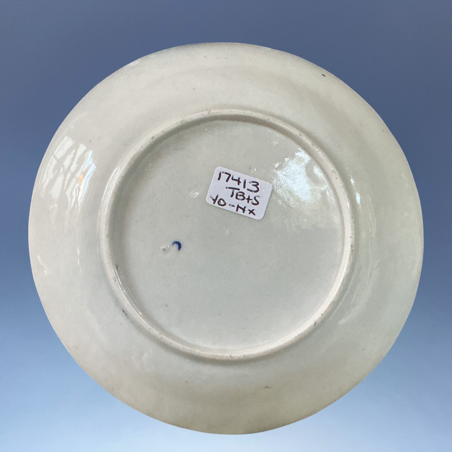 Late C18th Worcester Porcelain Teabowl & Saucer. - Image 4